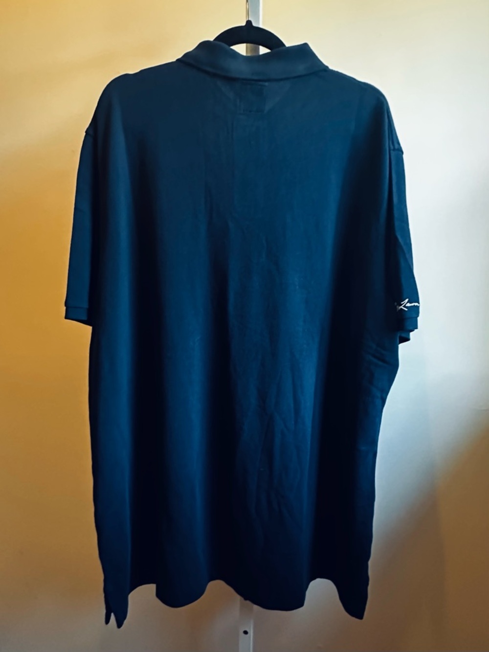Polo by Ralph Lauren Navy Blue New York Yankees Logo Polo Shirt - Picture 12 of 12